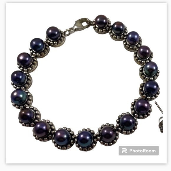Honora sterling silver Cultured pearl bracelet - Picture 1 of 3
